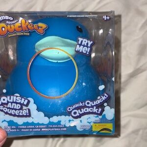 Trendy Brand New Squish-n-Squeeze Blue Jumbo Squishy Duck - Blue🔥